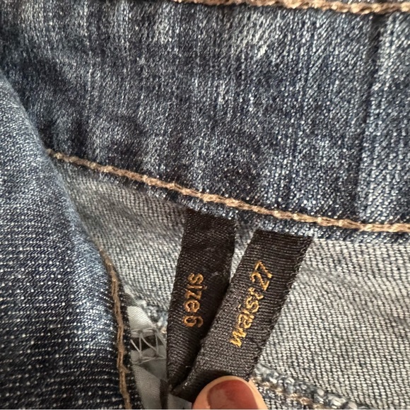 Nine West Y2K Jeans Denim Bootcut Medium Wash Mid Rise Zip Closure Size 6 / 27 - Picture 6 of 16